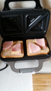 11 Toasties - Top Ham Laid Out